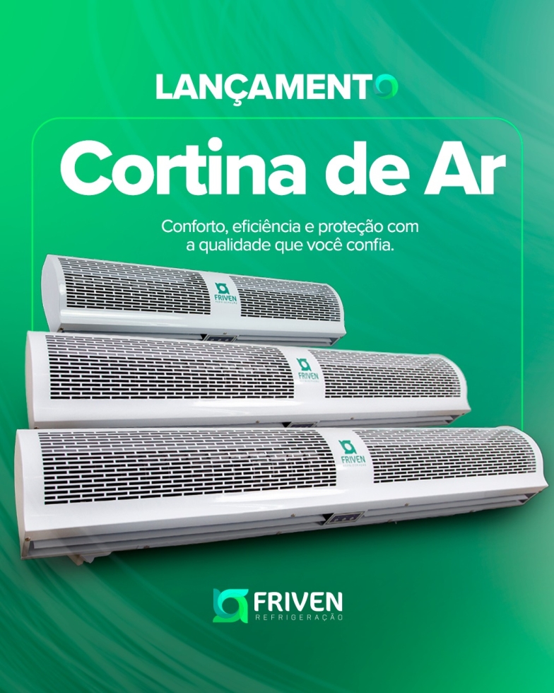 Cortina de Ar Friven: A Solução Inteligente para Conforto e Eficiência Energética